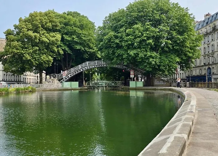Modulable Au Canal St Martin Apartmán *